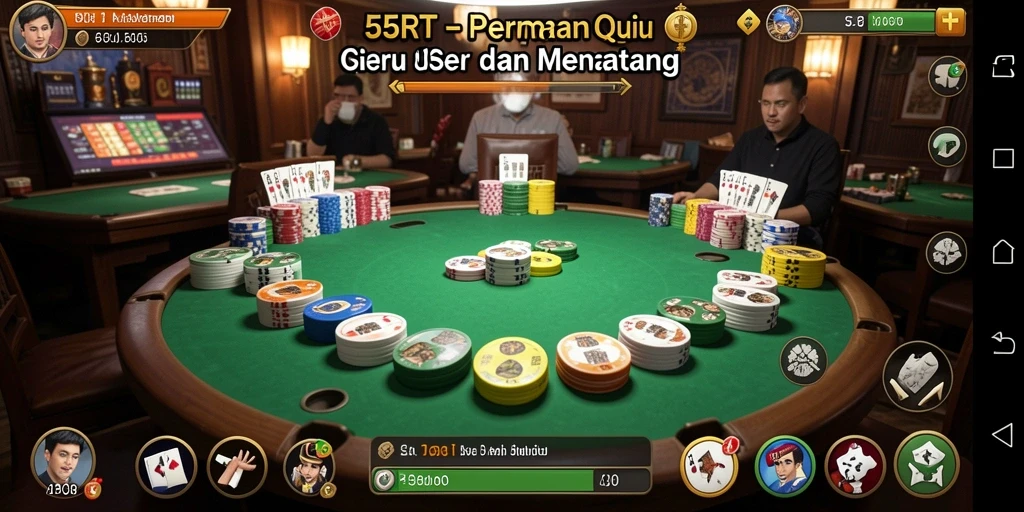 Tampilan gameplay QiuQiu yang memukau dan menantang.