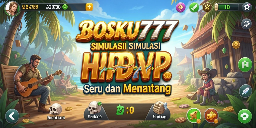 Tampilan menarik gameplay BOSKU777 dalam dunia simulasi
