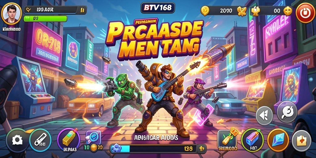 Tangkapan layar gameplay dari BTV168 yang menampilkan aksi seru.