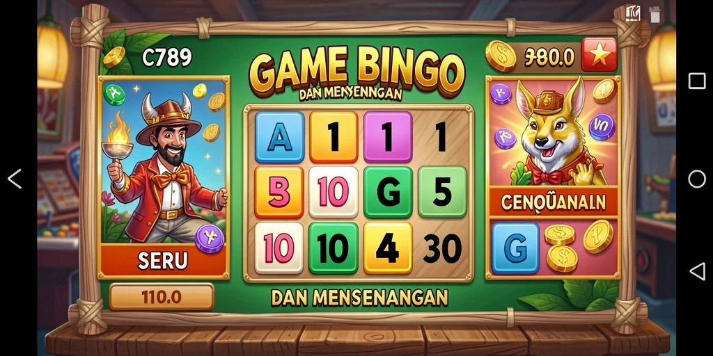 Tampilan menarik dari gameplay C789 Bingo dengan teman-teman.