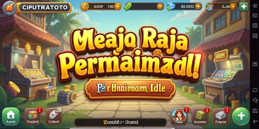 Tampilan gameplay <strong>CIPUTRATOTO</strong> yang menarik dengan elemen Idle yang memikat.