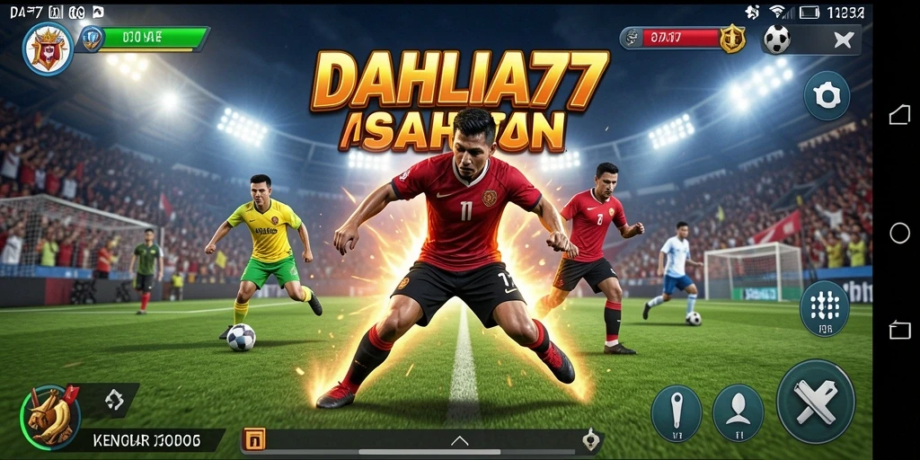 Screenshot utama DAHLIA77 menampilkan aksi olahraga yang mendebarkan.