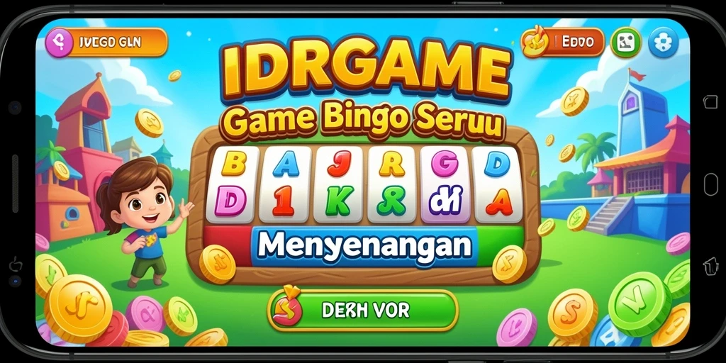 Tampilan gameplay seru dan interaktif di IDRGAME Bingo.