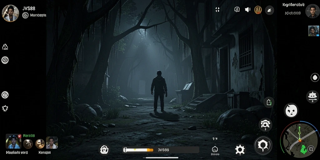Tampilan gameplay menyeramkan dalam JVS88 yang menggugah adrenalin.