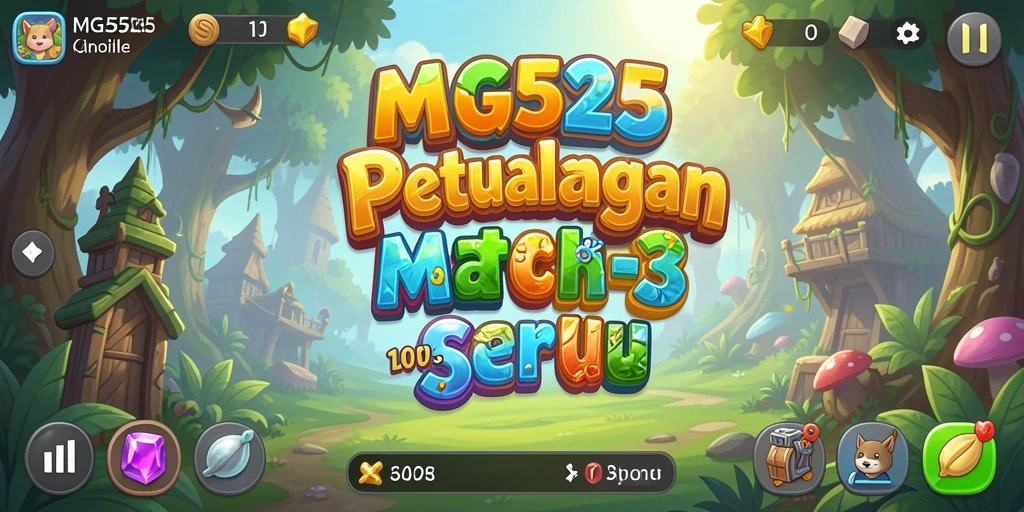Tampak gameplay seru dalam MG525 dengan kombinasi yang menarik.