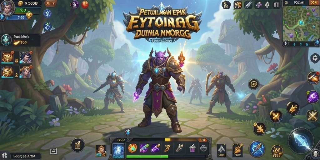 Tampilan gameplay P200M yang menakjubkan dengan aksi seru.
