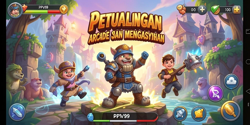 Tampilan gameplay seru dalam PPV99 yang menyenangkan.
