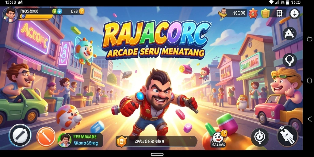 Gameplay RAJACORC yang seru dan menantang para pemain.